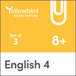 Yellowbird Education Exam Papers English 8 plus Pack 4 Set of 3