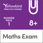 Yellowbird Education Exam Papers Maths 8 plus Summer Pack 1
